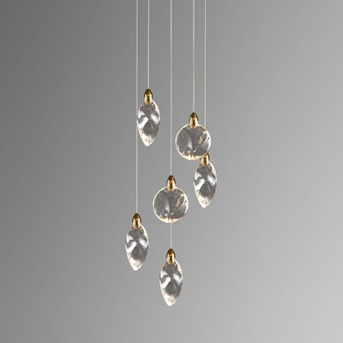 Светильник подвесной Delight Collection Colvin (Цолвин) MT9176-6H titanium gold - фото 2