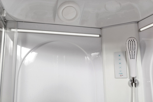 Душевая кабина AvaCan L602RLED+GM 120х80 асимметричная с крышей - фото 4
