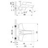 Смеситель для ванны LeMark Unit LM4502C настенный хром