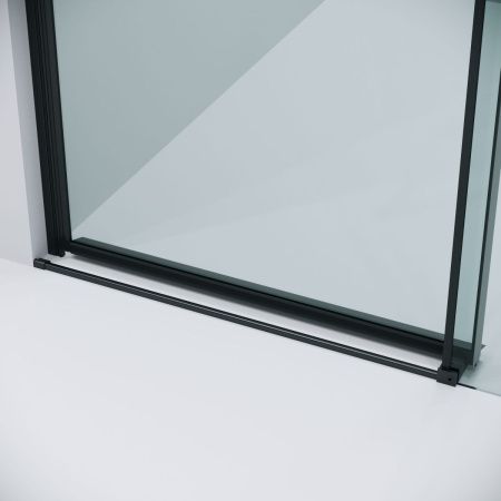 Душевая дверь Grossman Classic 100.K33.04.110.21.00 110х195 стекло прозрачное профиль черный