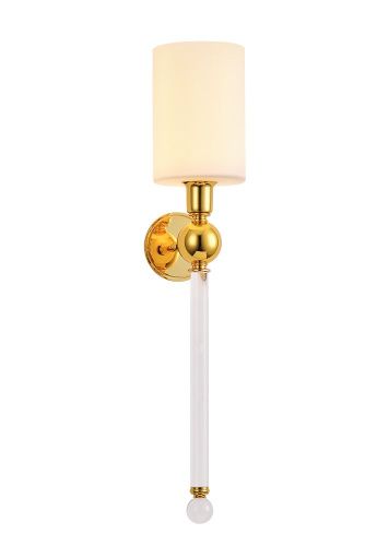 Бра Crystal Lux Mirabella (Мирабелла) MIRABELLA AP1 GOLD/WHITE - фото 4