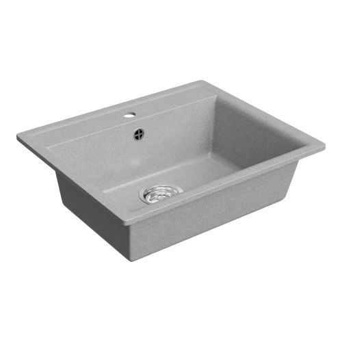 Кухонная мойка Maretti KT565-GR 57х50 цвет серый поверхность матовая - фото 4