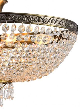 Люстра на штанге Natali Kovaltseva Rococo (Роцоцо) ROCOCO 81407/8C ANTIQUE