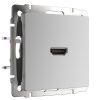 Розетка HDMI Werkel Серебряный 4690389110993