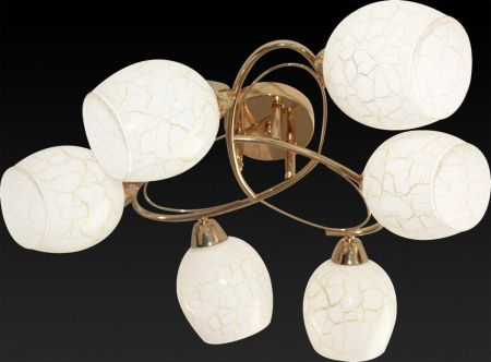 Люстра потолочная Toplight Janelle Gold (Джанелле Голд) TL7440X-06FG