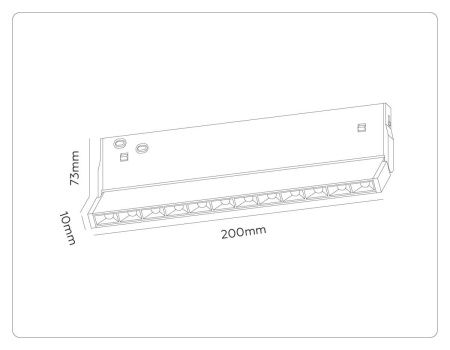 Трековый магнитный светильник Ambrella Light Track System (Трацк Сыстем) GL2360
