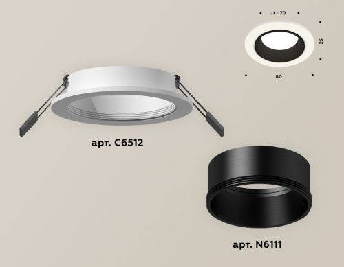 Светильник встраиваемый Ambrella Light Techno (Тецхно) XC6512002 - фото 2