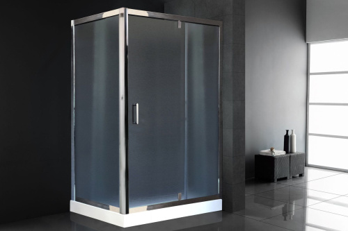 Душевой уголок Royal Bath HV RB8140HV-C-CH 140х80 стекло рифленое профиль хром глянцевый без поддона - фото 2