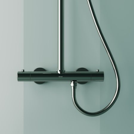 Душевая стойка Sancos Game SC3002CH настенная цвет хром с термостатом