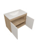 Тумба под раковину Teymi Netta T60605 80х46х62 подвесная цвет дуб