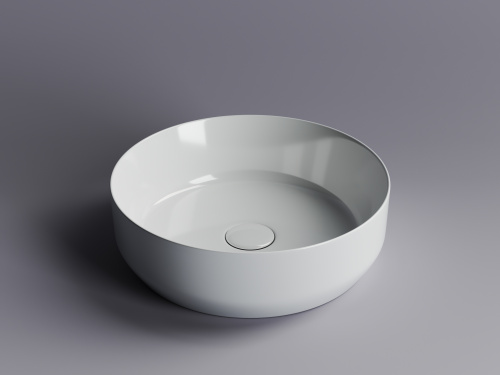 Раковина из сантехнического фарфора Ceramica Nova ELEMENT 39 см CN6022 накладная цвет белый - фото 4