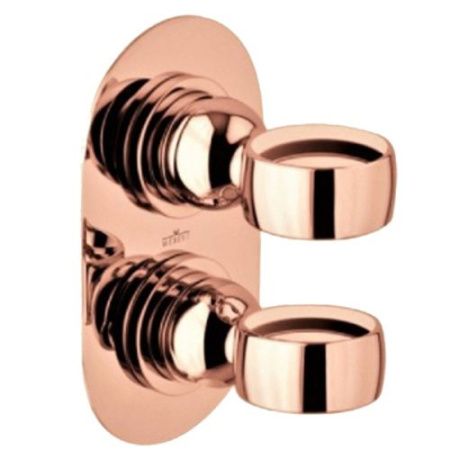 Смеситель для ванны и душа Webert Opera OA860101980 встраиваемый в стену розовое золото