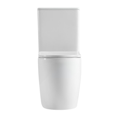 Унитаз-компакт напольный с бачком Тритон Corso Щ0000060853 белый с сиденьем микролифт безободковый смыв торнадо - фото 4