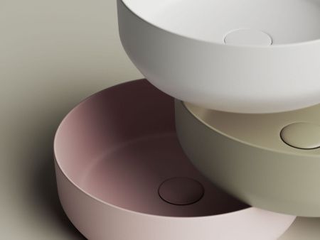 Раковина из сантехнического фарфора Ceramica Nova ELEMENT CN6022 40х40 накладная цвет белый без отверстий под смеситель