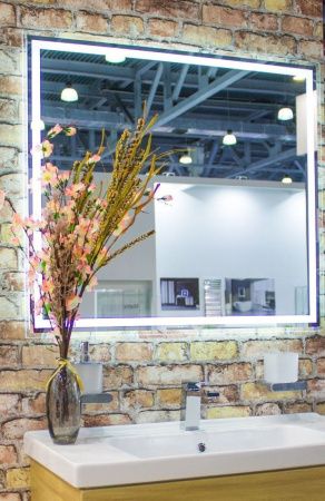 Зеркало с подсветкой Art&Max MONZA AM-Mon-1400-800-DS-F 140х80 подвесное