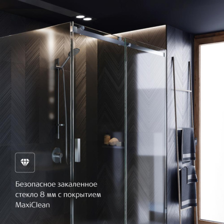 Душевая дверь Roca AREA 7.MP05.L.401.2M 140x200 стекло прозрачное профиль хром