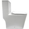 Унитаз-компакт напольный с бачком Тритон Mono Щ0000057977 белый с сиденьем микролифт безободковый каскадный смыв