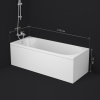 Ванна акриловая Am.Pm X-Joy W94A-170-070W-A1 170х70 пристенная прямоугольная без каркаса