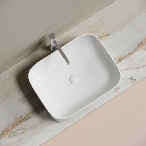 Раковина Ceramica Nova ELEMENT 51 см CN6052 накладная цвет белый - фото 3