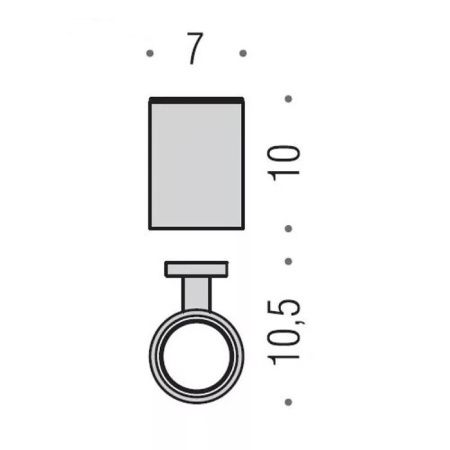 Стакан Colombo Plus W4902.GM