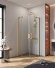 Душевой уголок Cezares SLIDER SLIDER-A-2-70/80-C-BORO 70х70 стекло прозрачное профиль золото без поддона