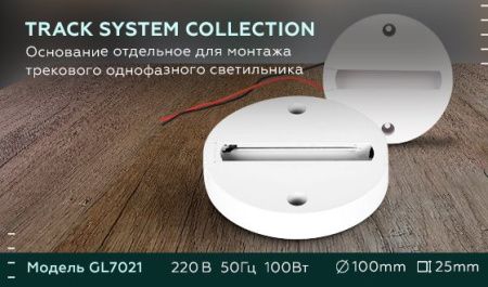 Основание для шинопровода Ambrella Light Track System (Трацк Сыстем) GL7021