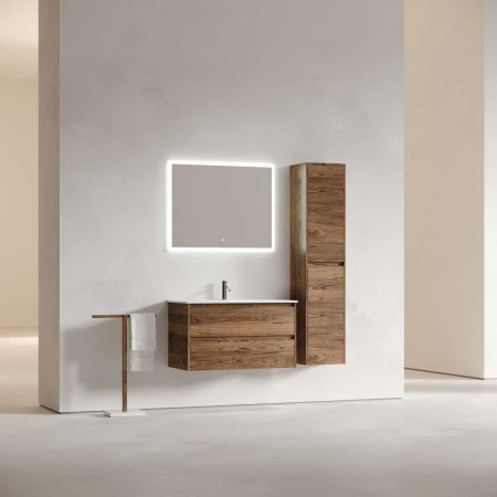 Тумба под раковину Sancos Libra LB90ECH 90х50 подвесная цвет коричневый