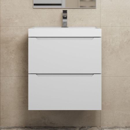 Тумба под раковину Uperwood Tanos 2930205147 50х30 подвесная цвет белый