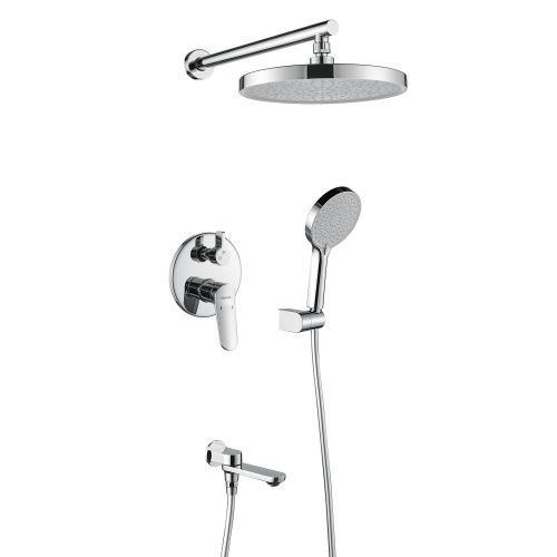 Душевая система Shevanik S4335 встраиваемая в стену цвет хром - фото 2