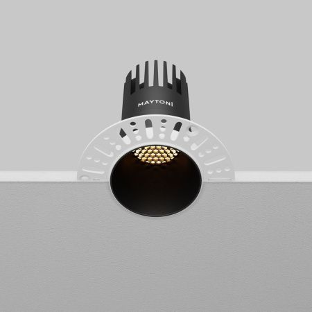 Светильник встраиваемый Maytoni Technical Dip DL120-10W-2.7K-TRS-B