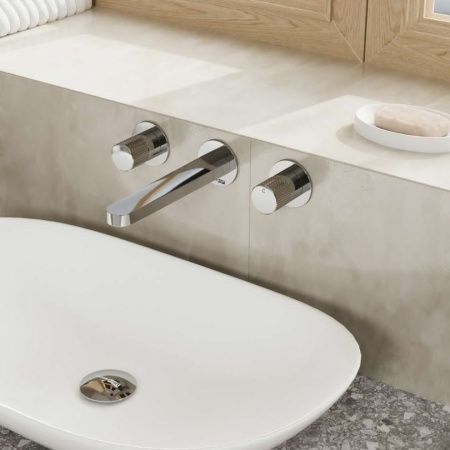 Смеситель для раковины Wasserkraft Mosel 4600 4645 встраиваемый в стену хром