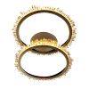 Светильник потолочный Delight Collection Quartz Halo (Куартз Хало) MX20020154-2A satin gold