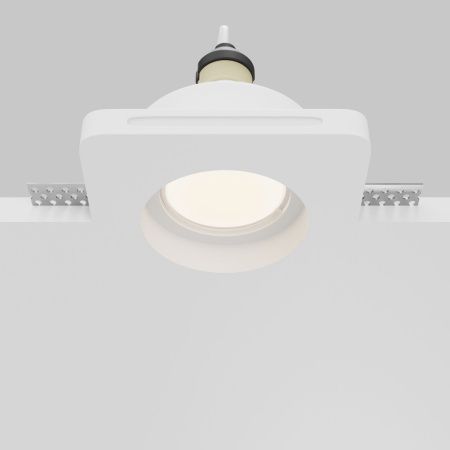 Светильник встраиваемый Maytoni Technical Gyps Modern DL002-GU10-01-W