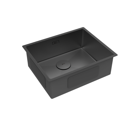 Кухонная мойка LeMark Olanga 540 9932128 55х45 цвет черный поверхность матовая