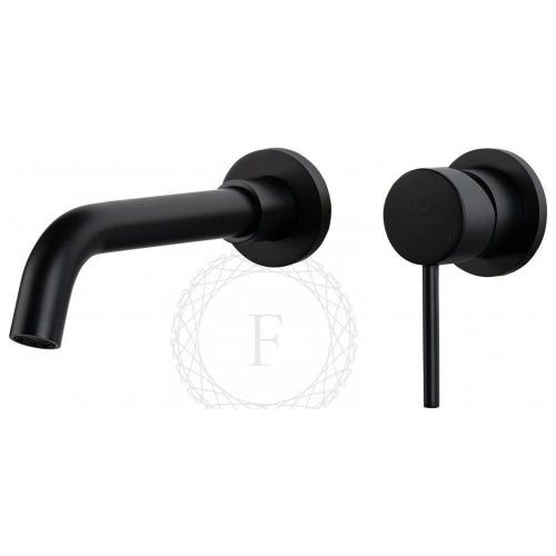 Смеситель для раковины Filarete Roun FL4020BL встраиваемый в стену черный - фото 2