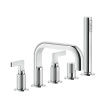 Смеситель Gessi Inciso 58040#031 на борт ванны хром