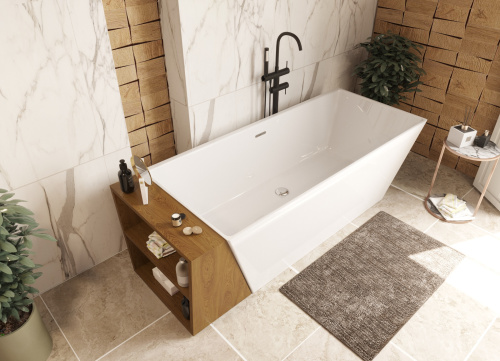 Ванна из литьевго мрамора Эстет Манхэттен ФР-00014435 175х77 отдельностоящая прямоугольная - фото 4