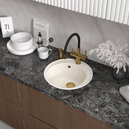 Смеситель для кухни Reflexion Lago RX9902GD на мойку золото