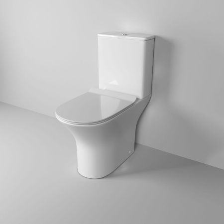 Унитаз напольный с бачком Grossman Classic GR-4465S белый с сиденьем микролифт безободковый каскадный смыв