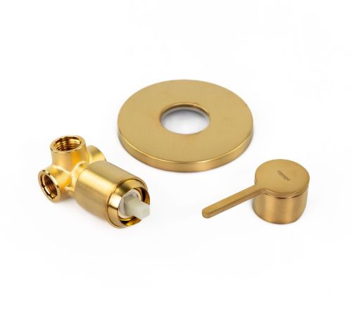 Смеситель Emmevi Filobrass 85009/ORS встраиваемый в стену золото - фото 4