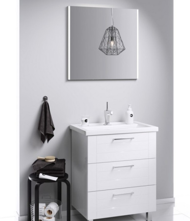 Зеркало в ванную Aqwella Y SM0207 70х70 цвет белый