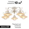 Люстра потолочная Omnilux Torri (Торри) OML-50807-05