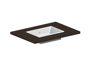 Раковина из санфаянса Scarabeo Gaia-Tech-Miky 8032 56х40 встраиваемая цвет белый