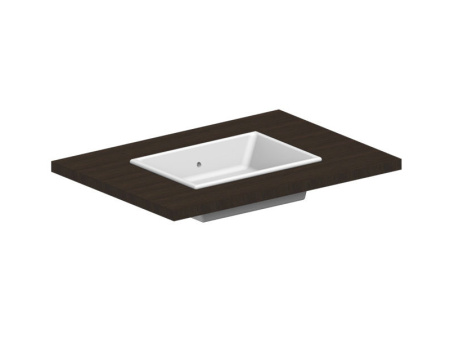 Раковина из санфаянса Scarabeo Gaia-Tech-Miky 8032 56х40 встраиваемая цвет белый