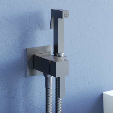 Гигиенический душ со смесителем RGW Shower Panels (Шоувер панелс) 581408212-11 серый