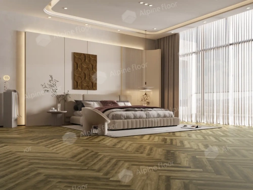 Ламинат Alpine Floor Herringbone 8 Pro New LF102-9 Дуб Марсель толщина 0.8 см 33 класс 606х101 - фото 3