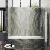 Душевая шторка на ванну Maybah Glass MGV-126-1у 45х140 стекло прозрачное профиль белый ориентация универсальная