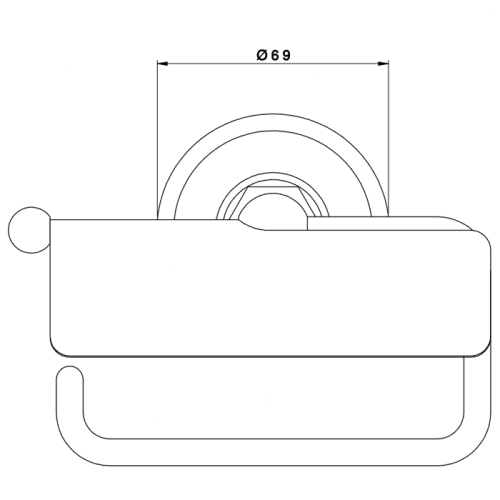 Бумагодержатель Nicolazzi Accessori Classica 1492CR - фото 2