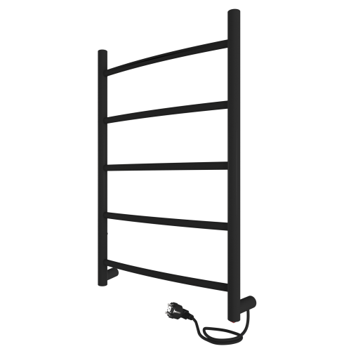 Полотенцесушитель Indigo ARC LCAE60-40BRR 43х60 электрический черный муар - фото 5