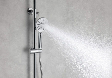 Душевая стойка Aquatek ВЕГА AQ2040CR настенная цвет хром